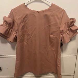 Banana Republic pink blouse